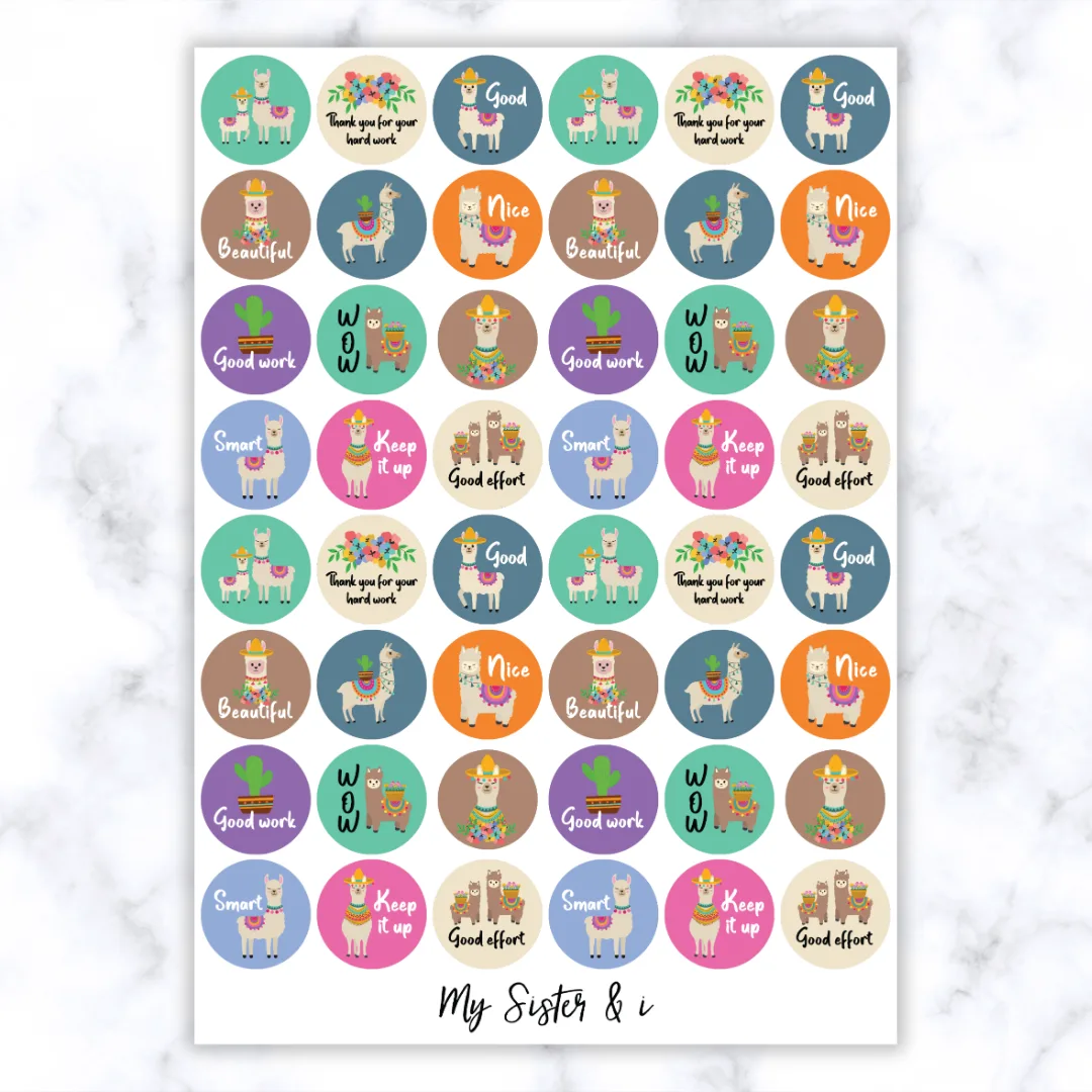 Llama Stickers