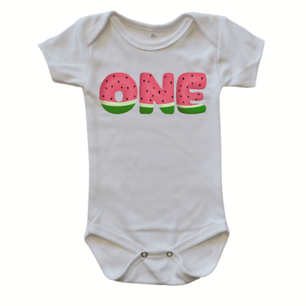 One in a Melon | Custom Printed Baby Garment