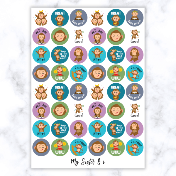 Monkey Stickers
