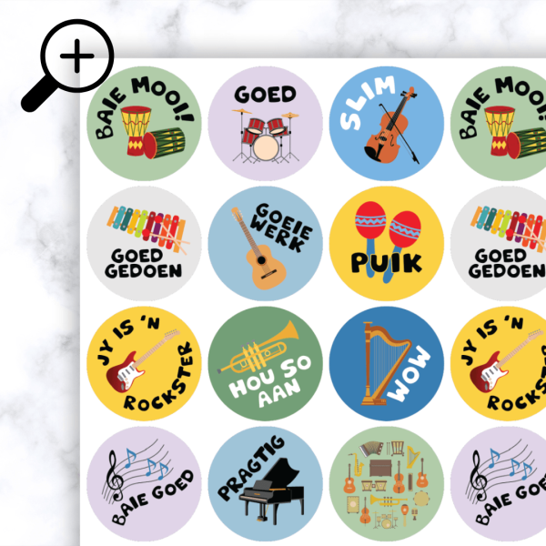 Alternative view of Music Stickers