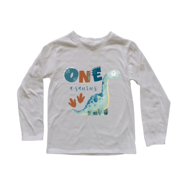 One-a-saurus | Custom Printed Baby Garment