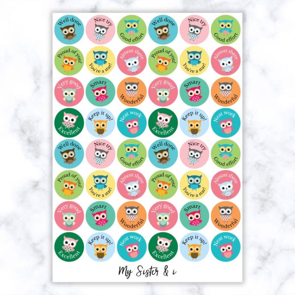 Owl Stickers