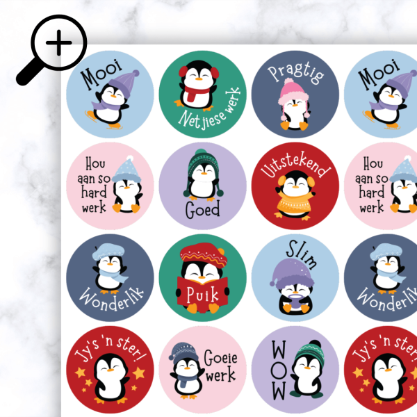 Alternative view of Penguin Stickers
