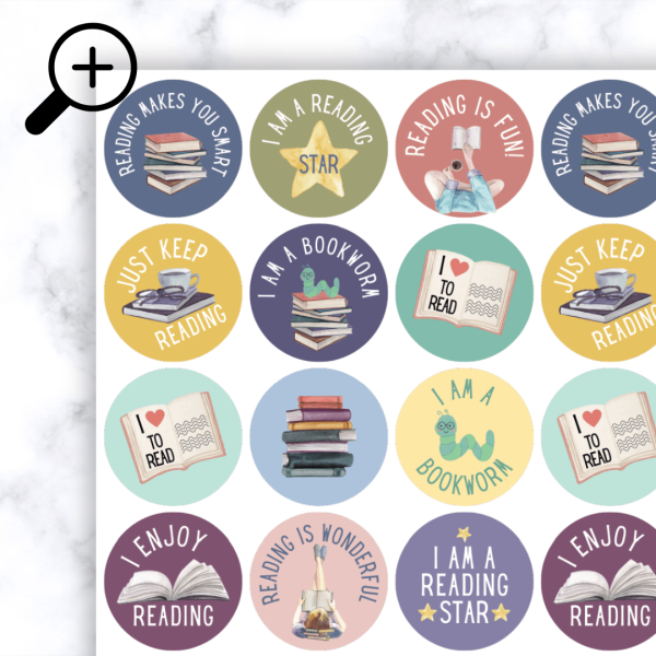 Alternative view of Reading Stickers