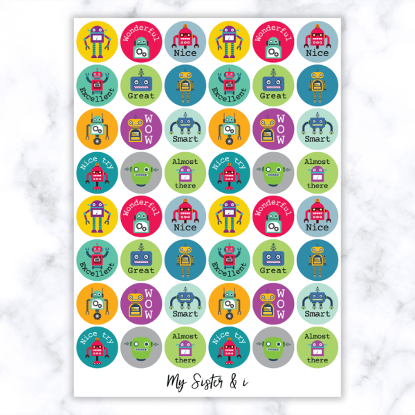 Robot Stickers