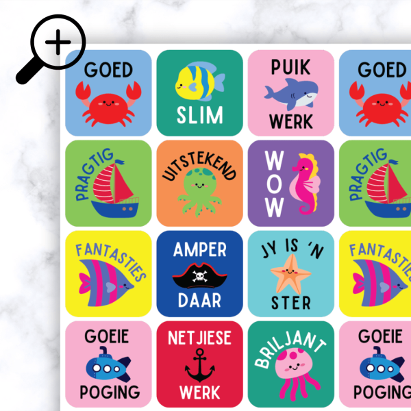 Alternative view of Sea Stickers