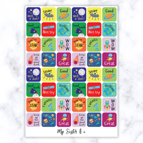 Space Stickers