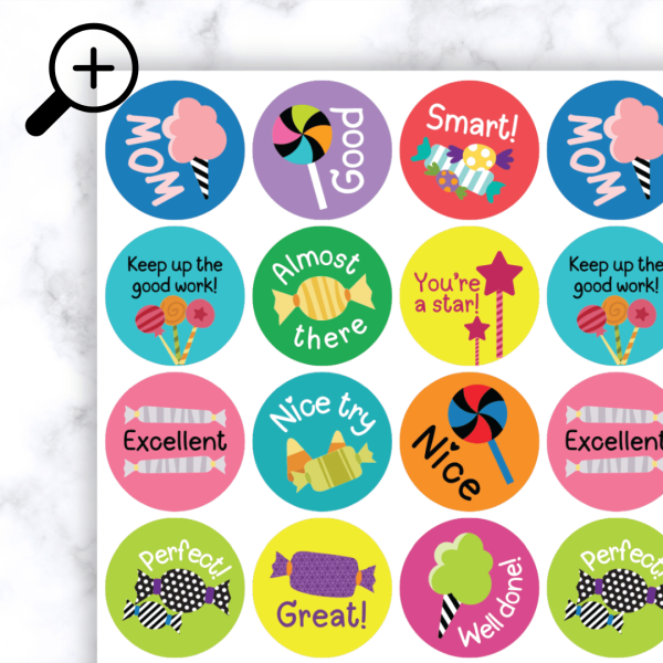 Alternative view of Sweets Stickers