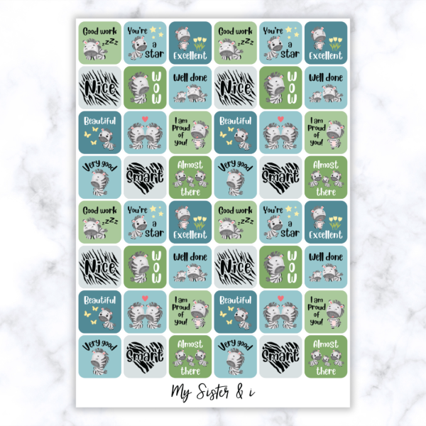 Zebra Stickers