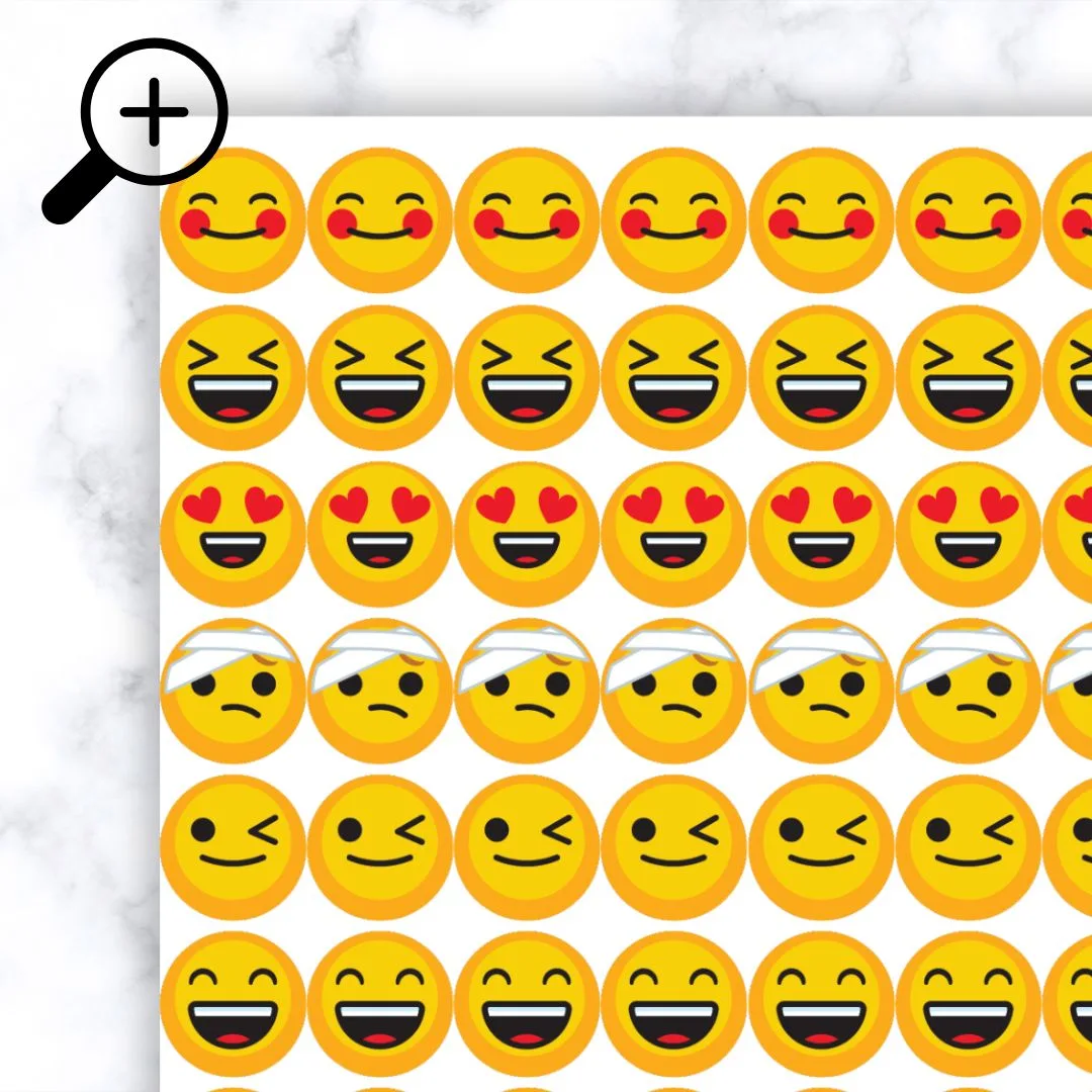 Emoji - Minis Zoomed In