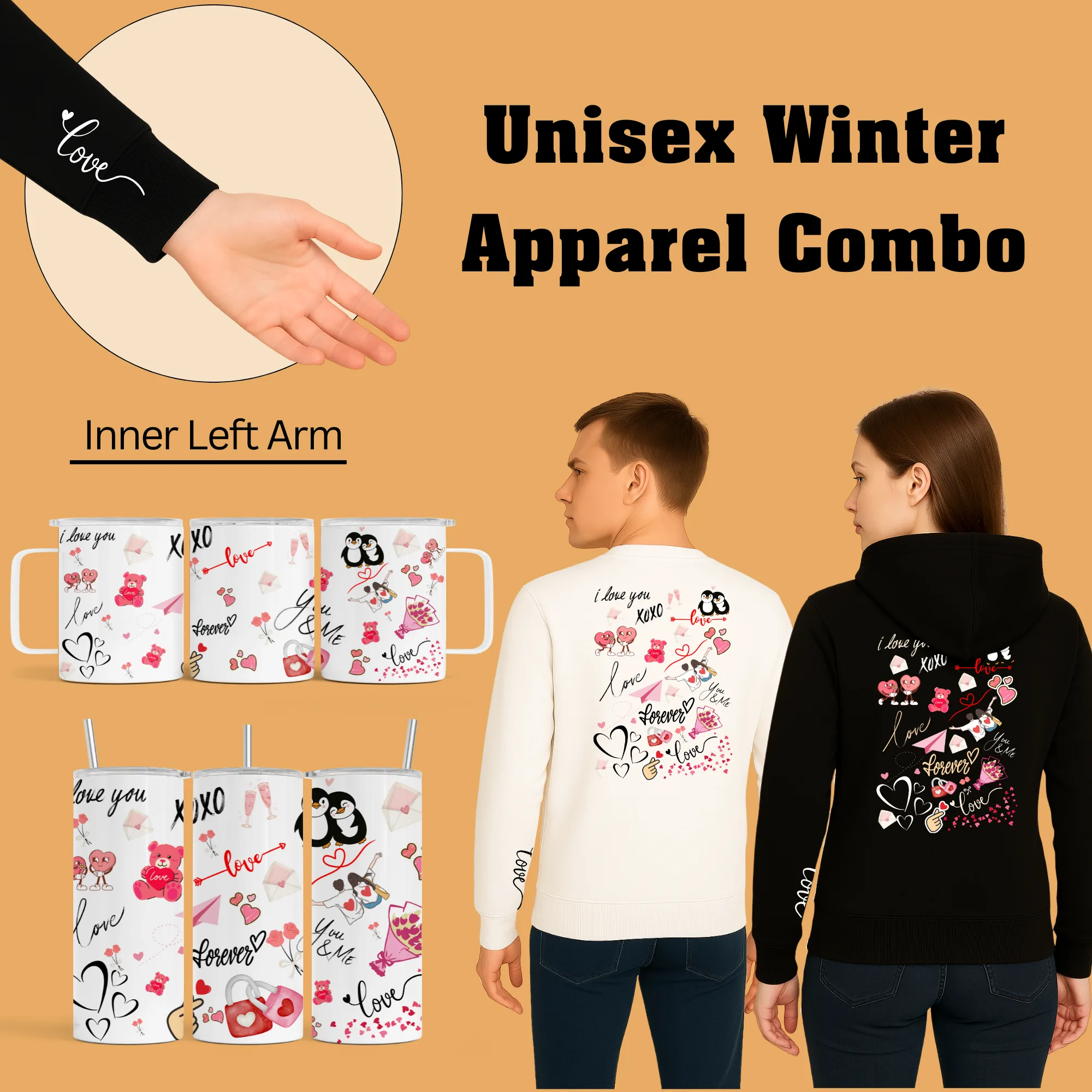 Love Theme Winter Apparel Combo