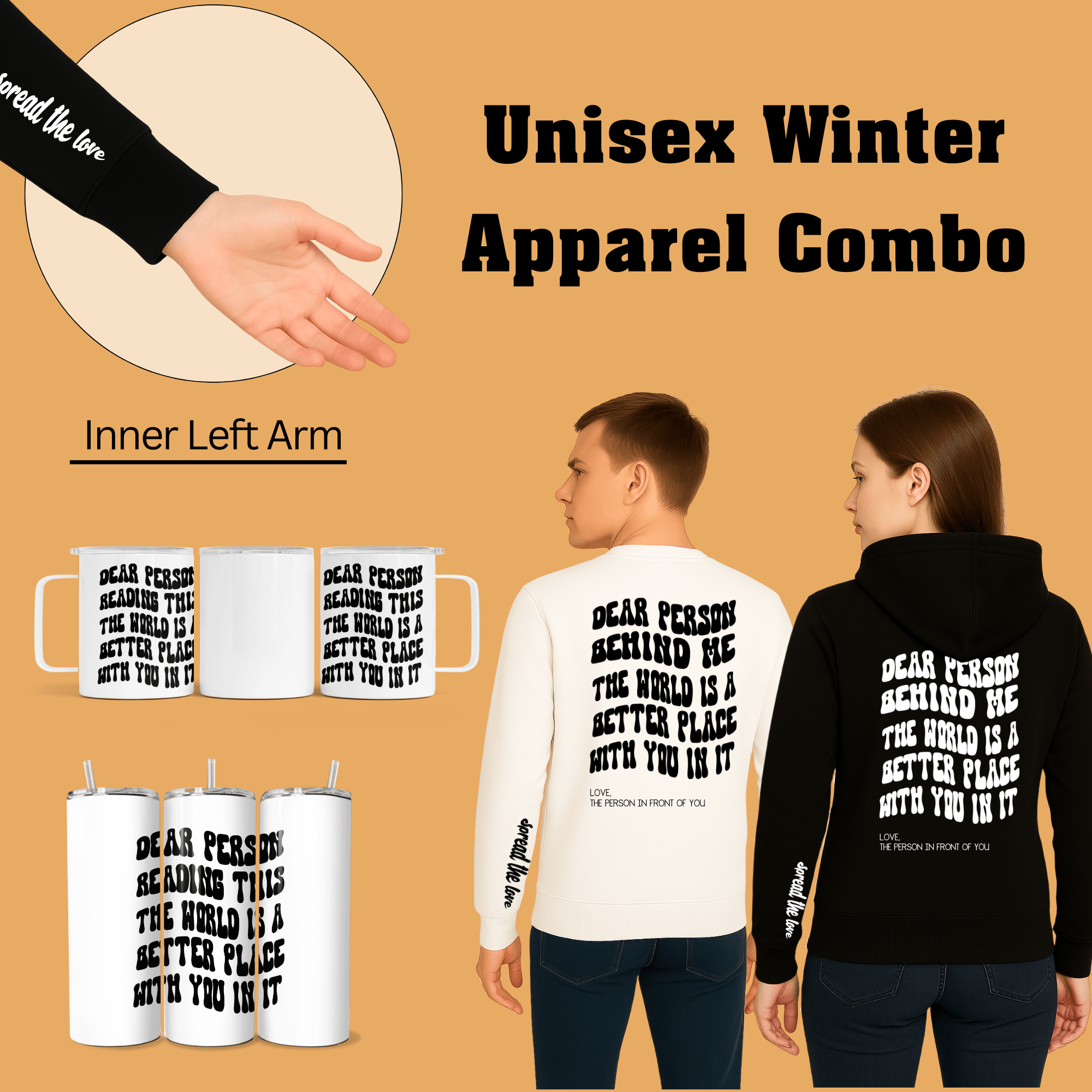 Dear Person Behind Me Winter Apparel Combo