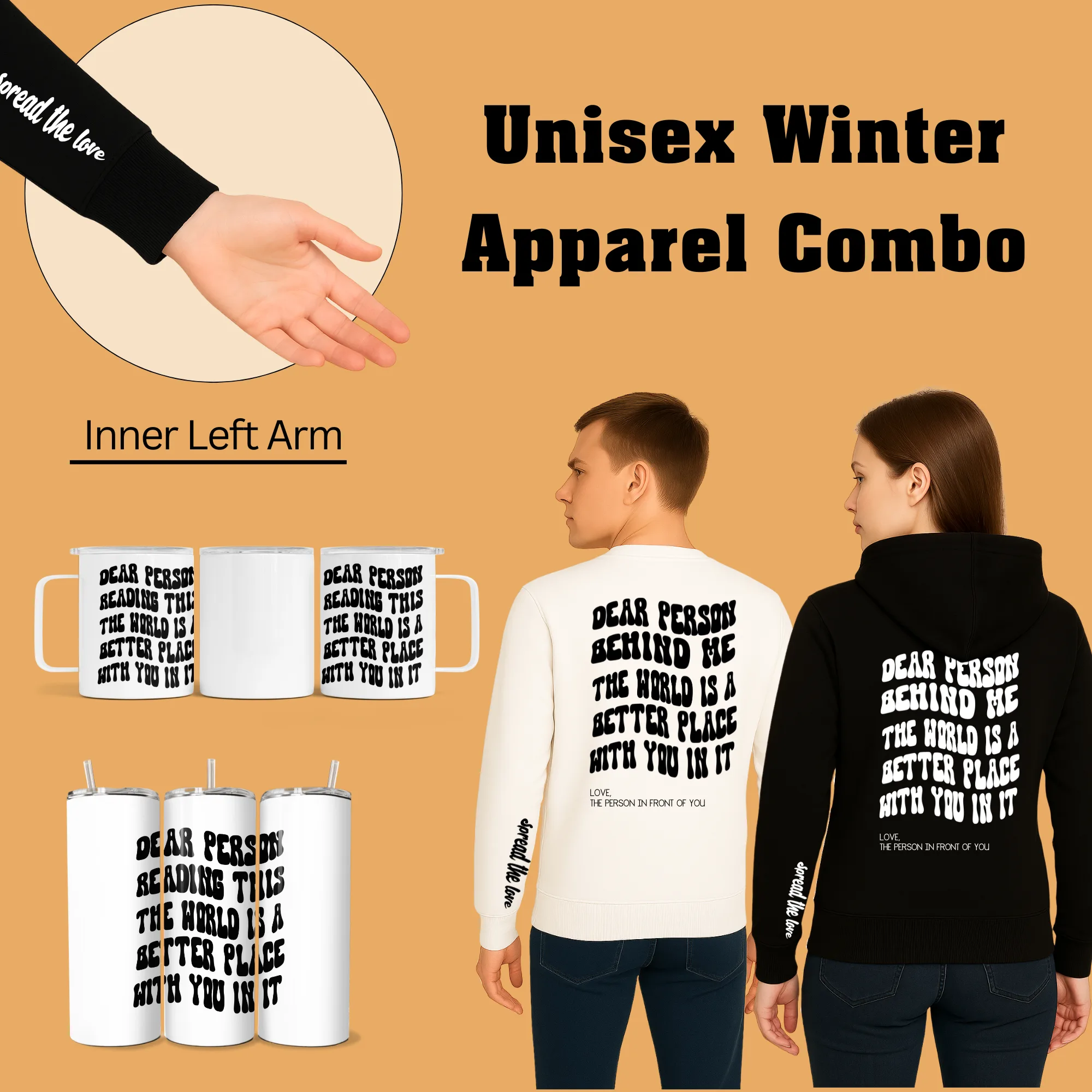 Dear Person Behind Me Winter Apparel Combo