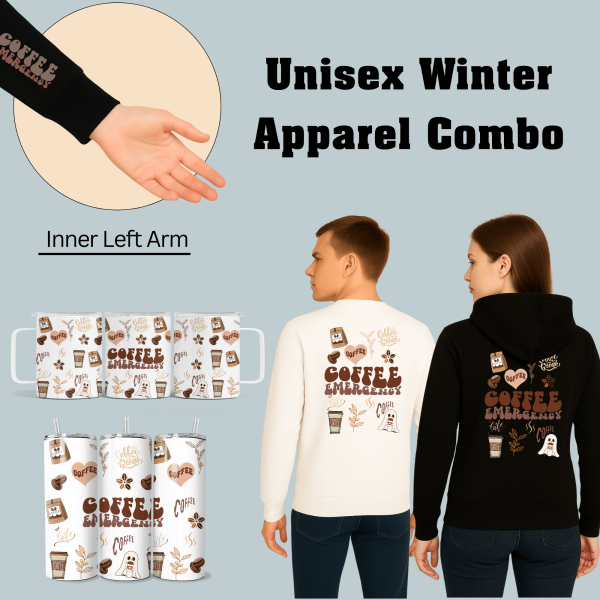 Coffee Emergency Theme Winter Apparel Combo