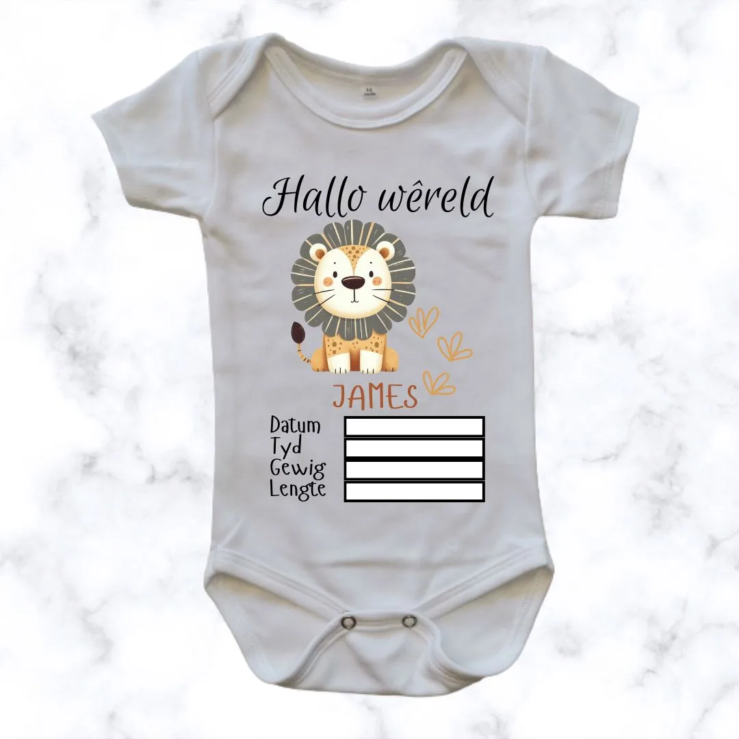 Birth Announcement - Lion