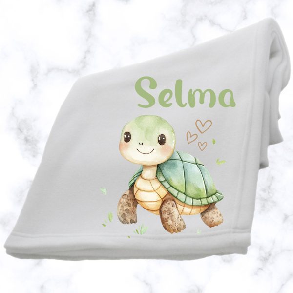 Cute Tortoise Fluffy Fleece