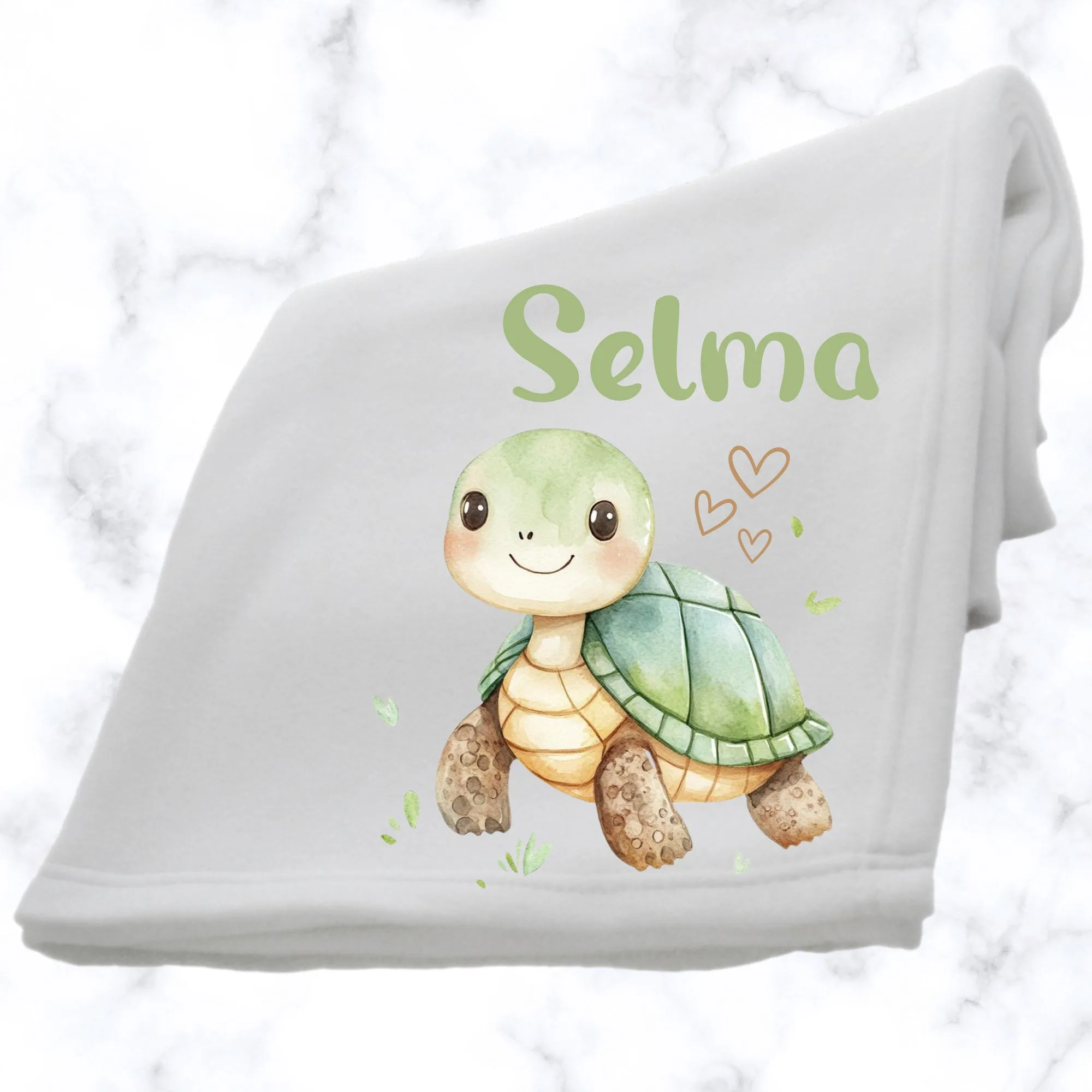 Cute Tortoise Fluffy Fleece