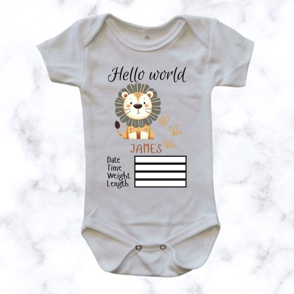 Birth Announcement - Lion