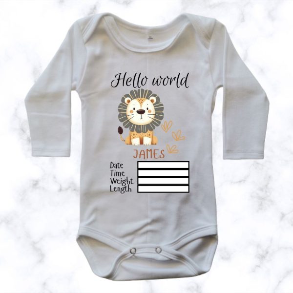 Birth Announcement - Lion