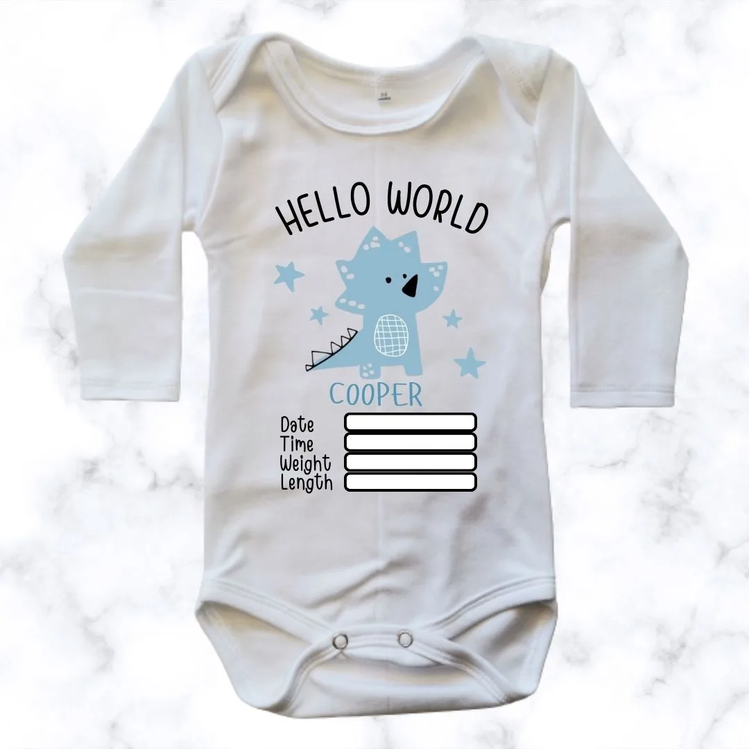 Birth Announcement - Dino