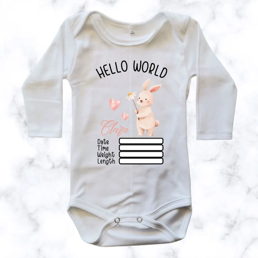 Birth Announcement - Bunny