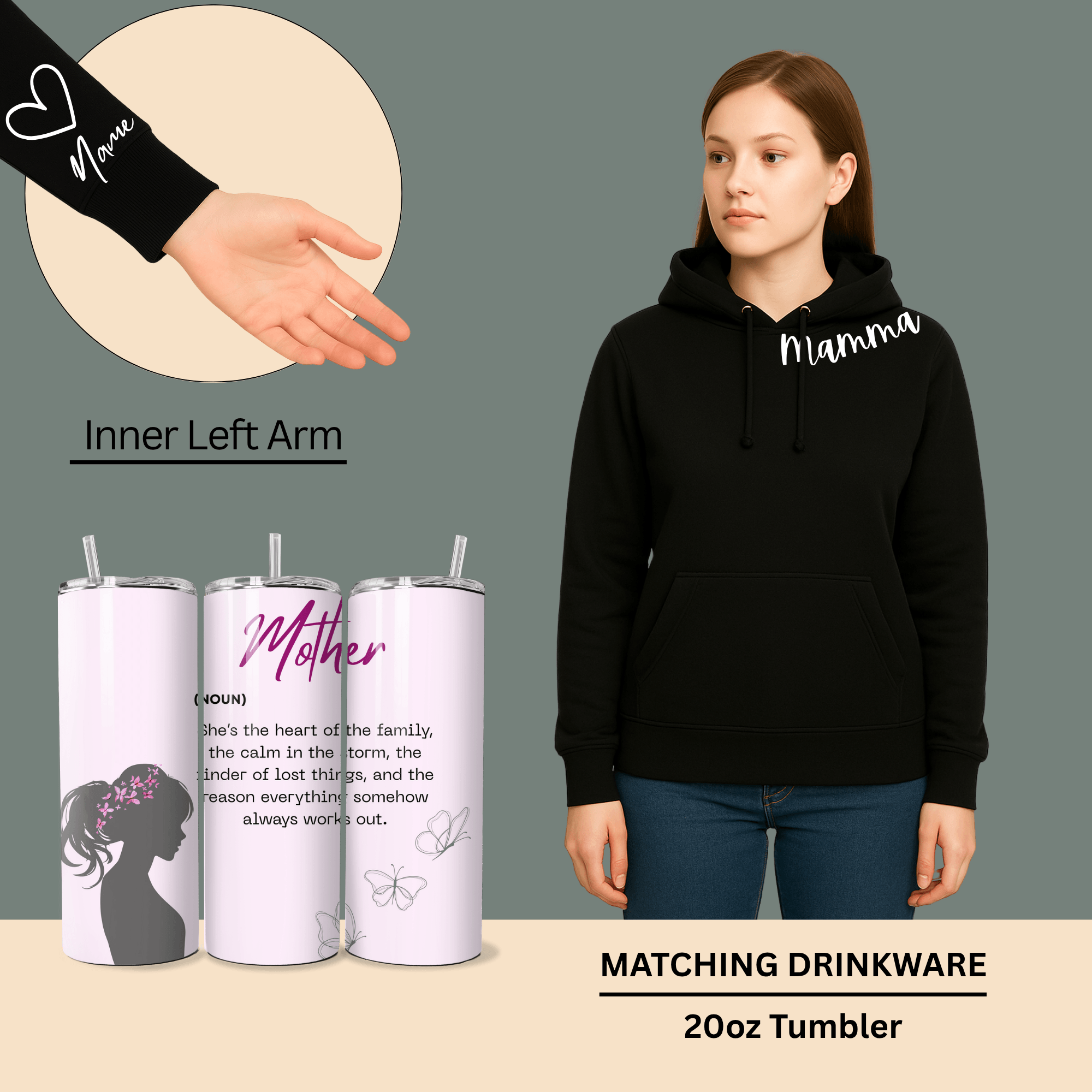 Personalized Mamma Theme Winter Combo