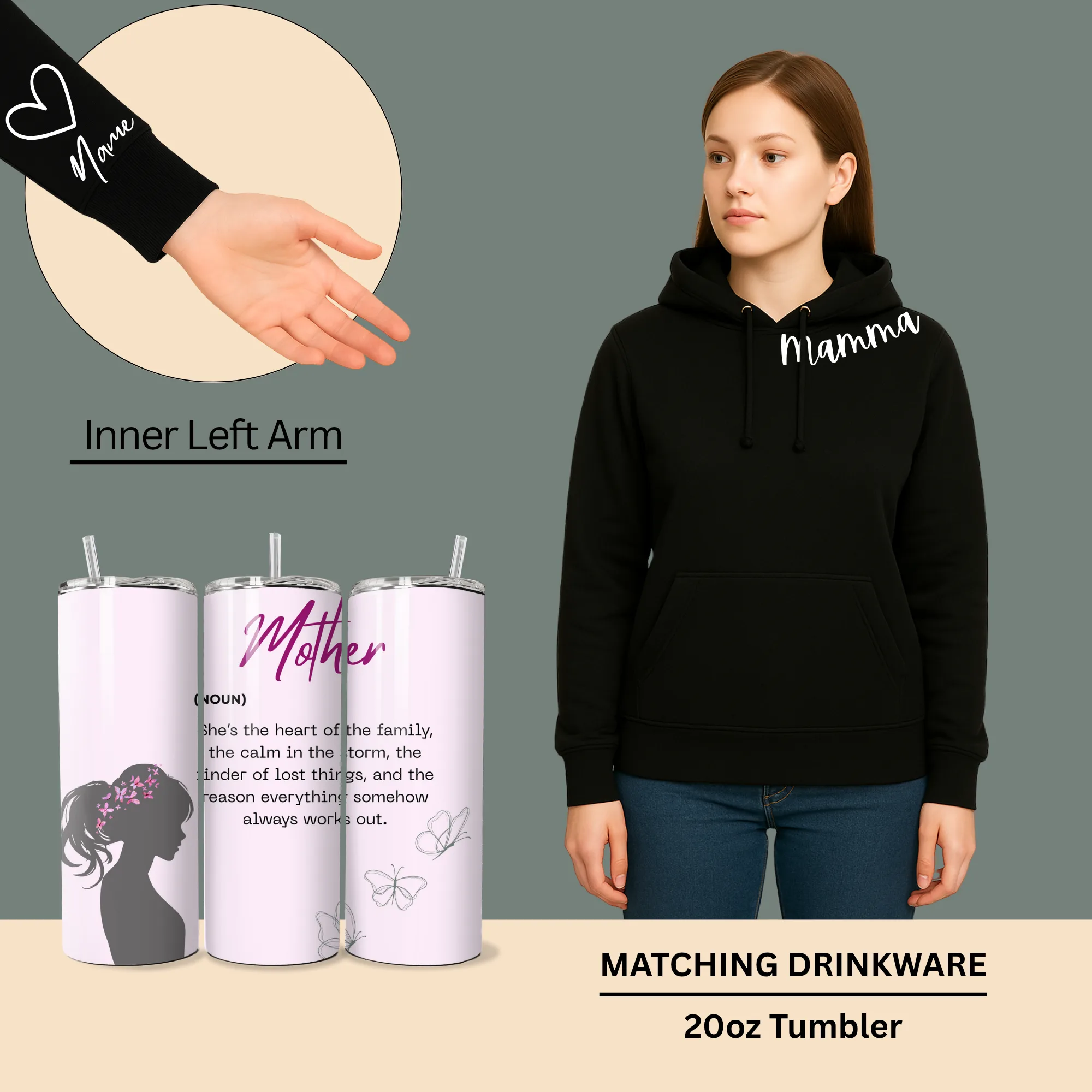 Personalized Mamma Theme Winter Combo