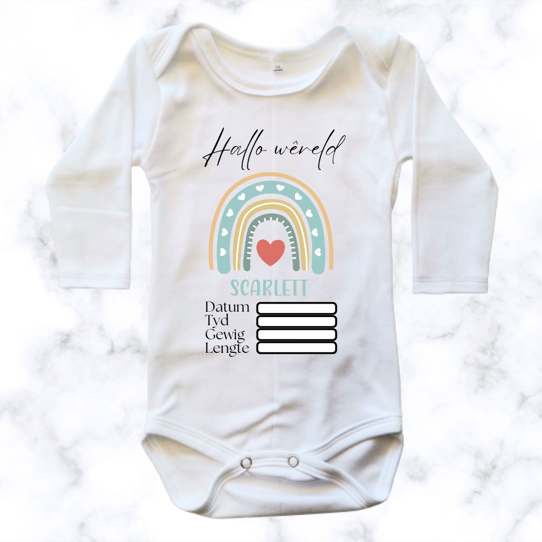 Birth Announcement - Rainbow