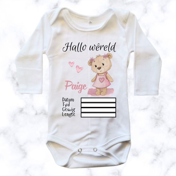 Birth Announcement - Bear