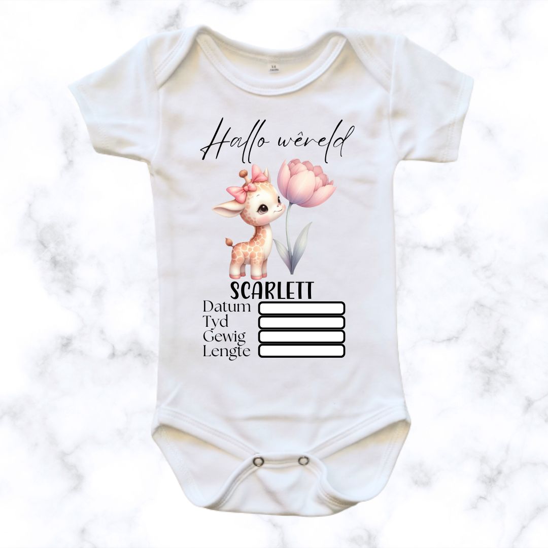 Birth Announcement - Giraffe