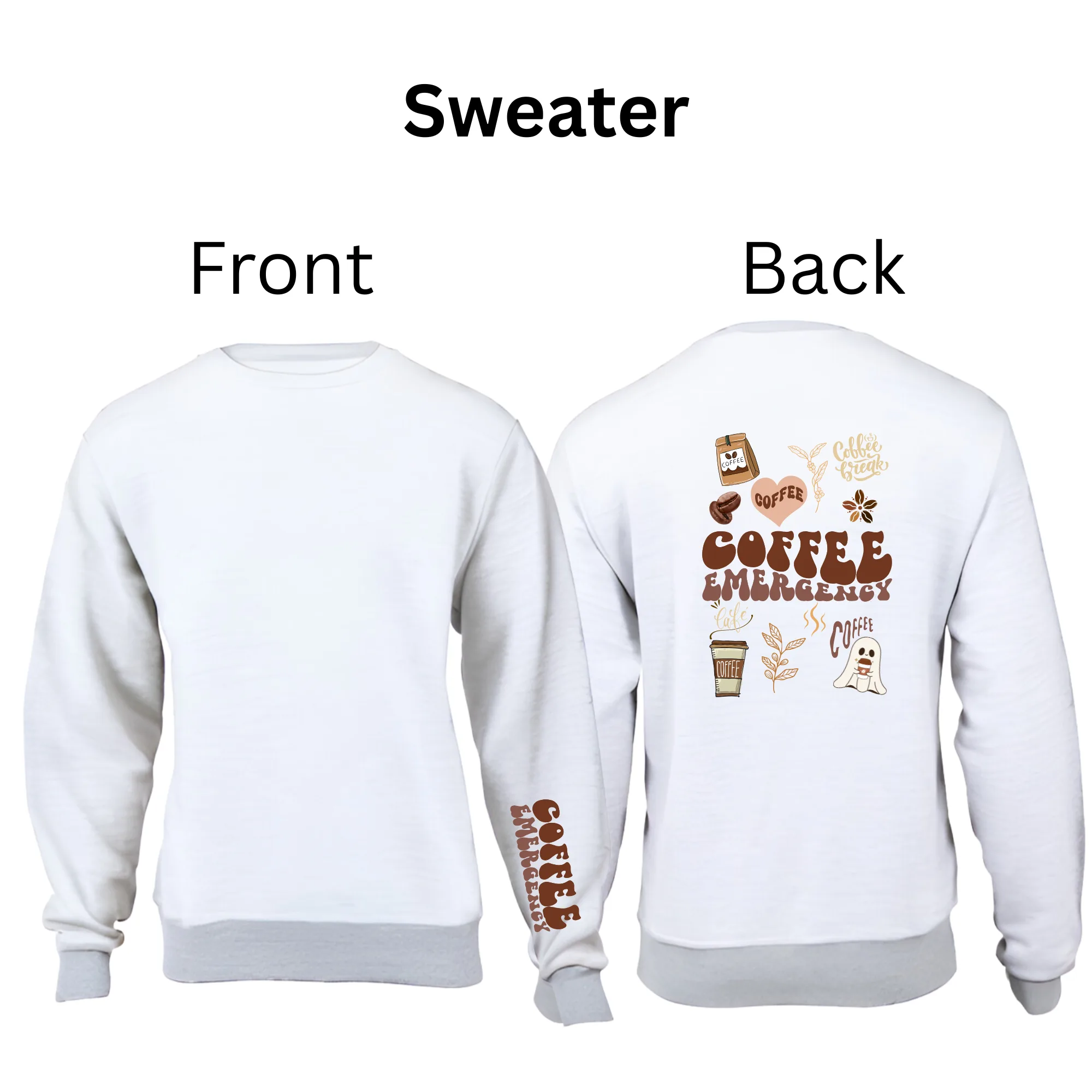 Coffee Emergency Theme Winter Apparel