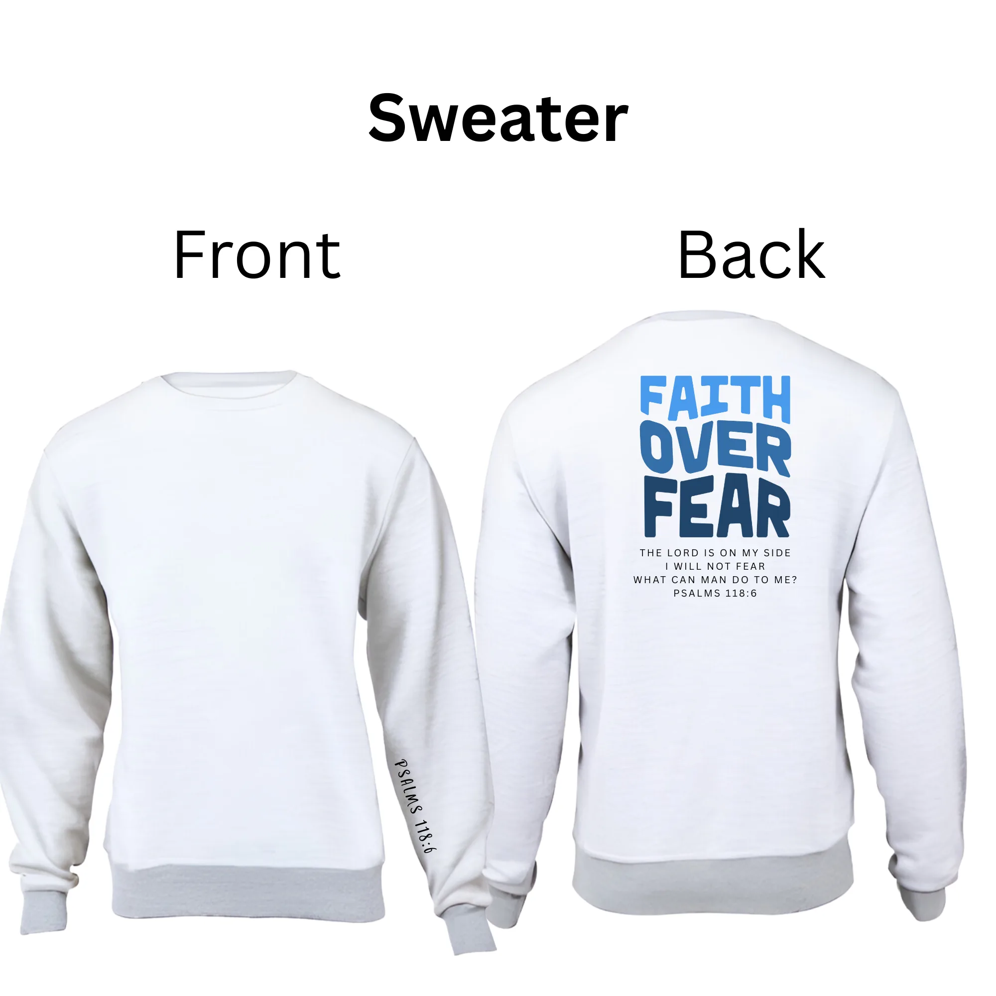 Faith Over Fear Theme Winter Apparel
