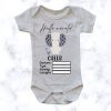 Animal Birth Announcement Baby Onesie | Custom Printed Onesie