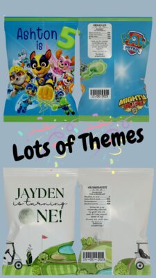 My Sister & i printed party packs