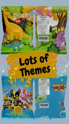 My Sister & i printed party packs
