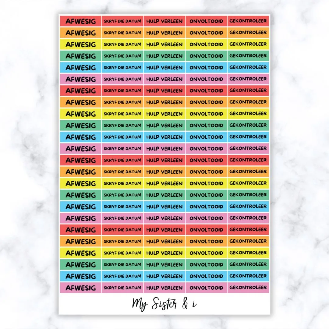 Teacher Instructions Theme 1 - Afr