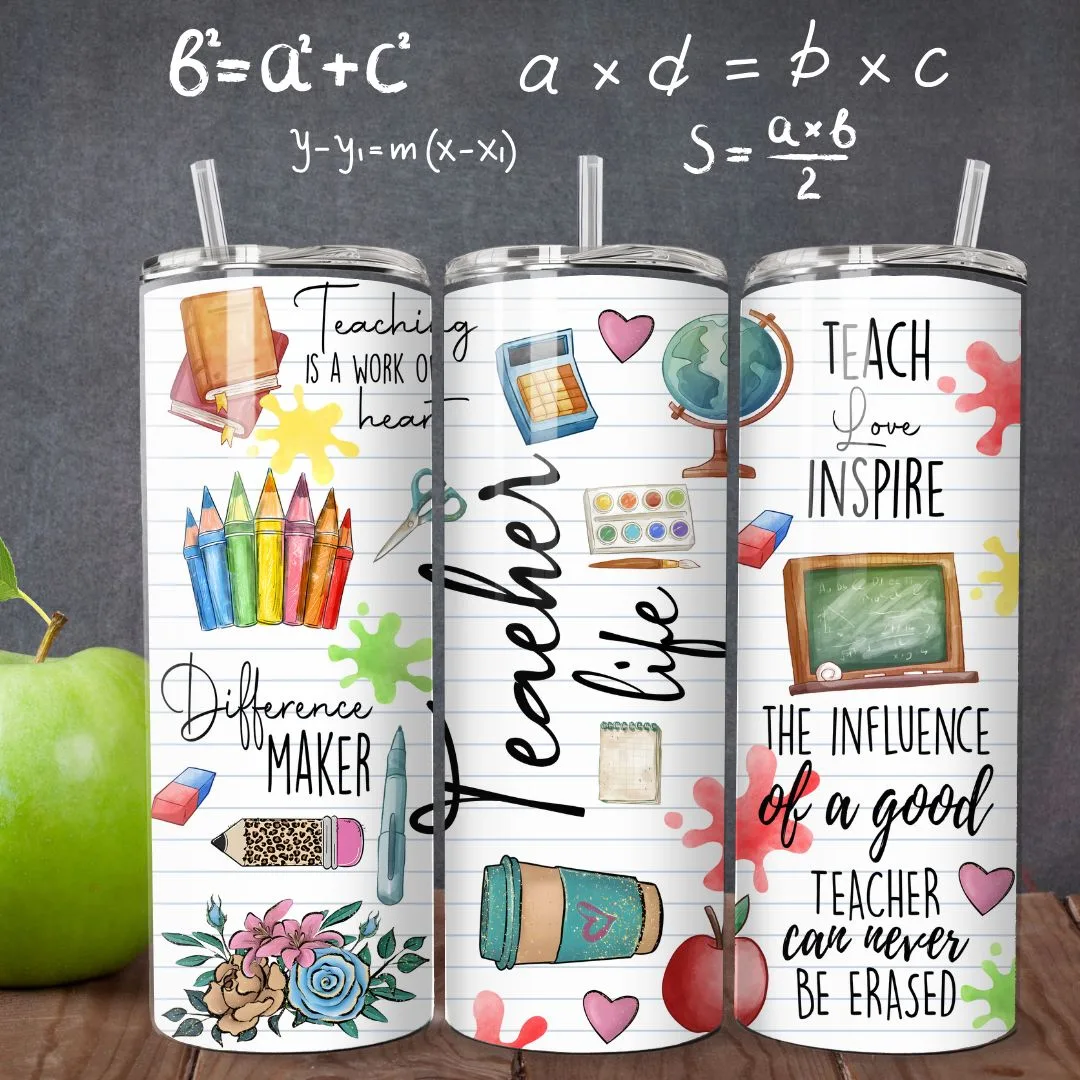 Teacher Life Tumbler