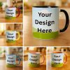 Ceramic Mug 11oz Two Tone Mugs Assorted