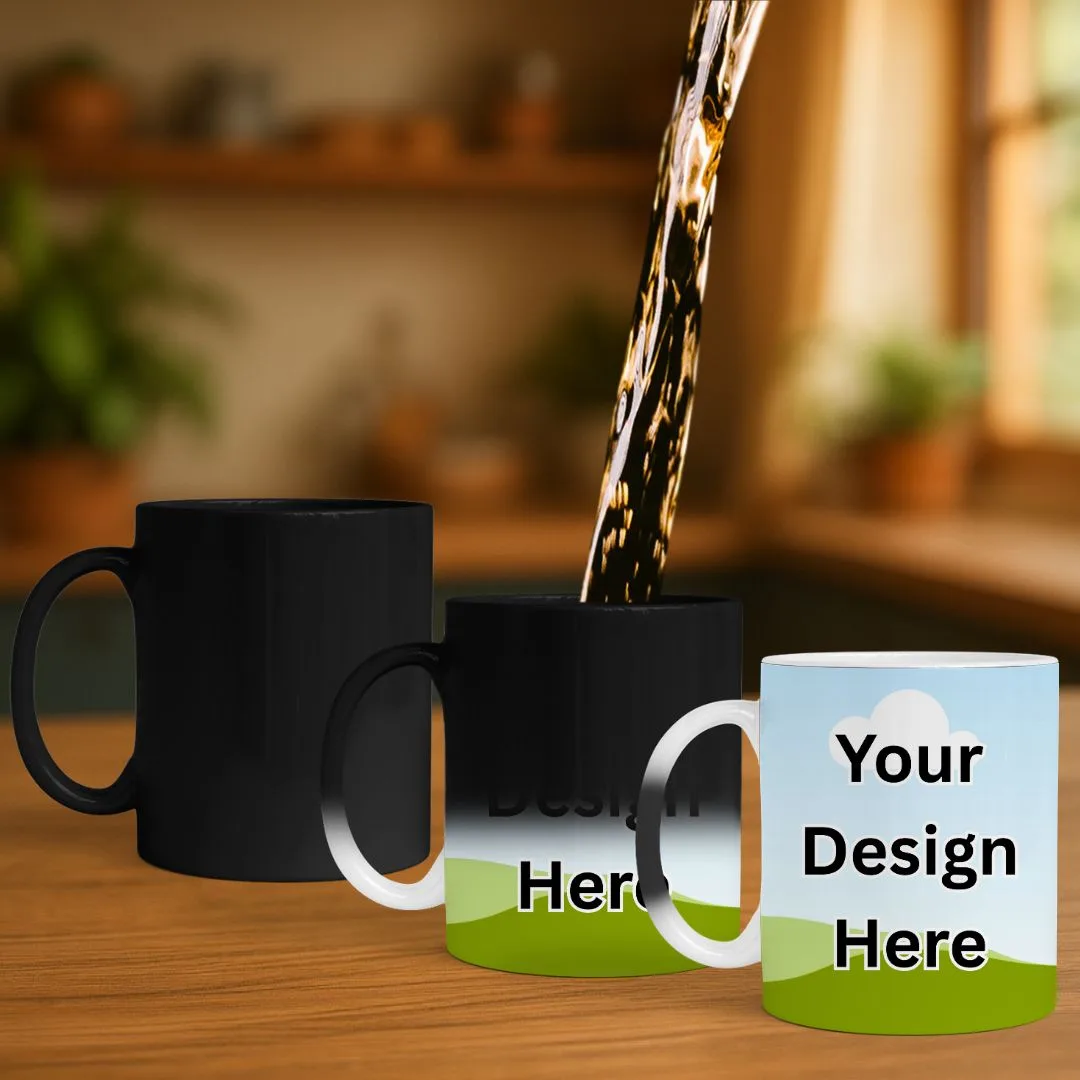 11oz Ceramic Magic Mug Custom Printed