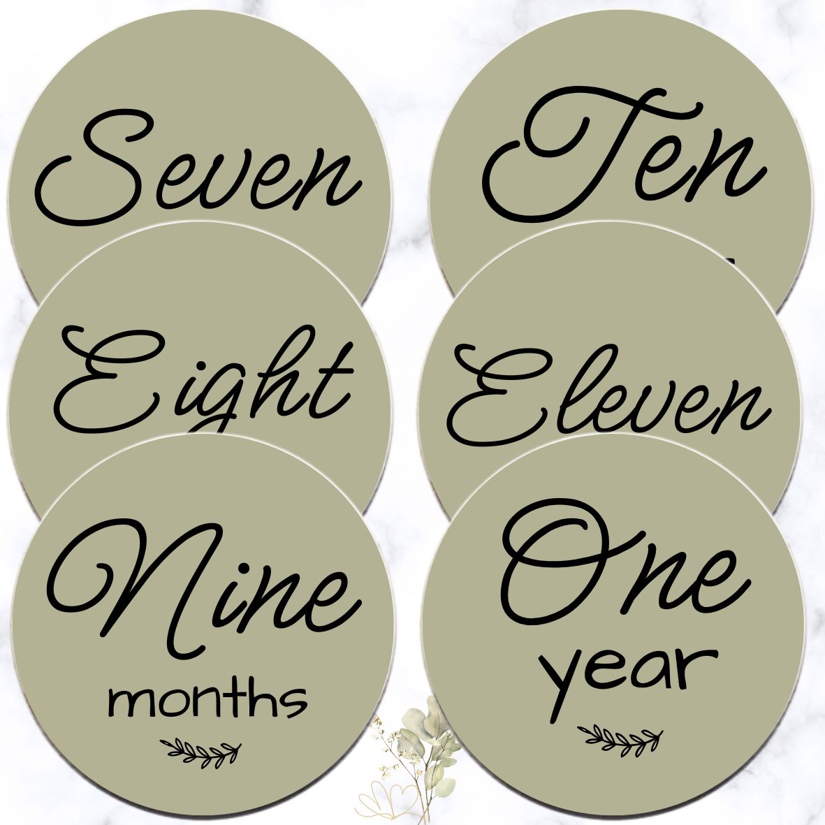 Milestone Disks - Olive color