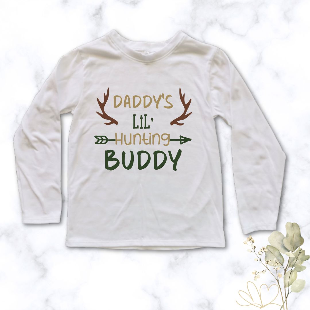 Little Hunting Buddy - Kids printed t-shirt