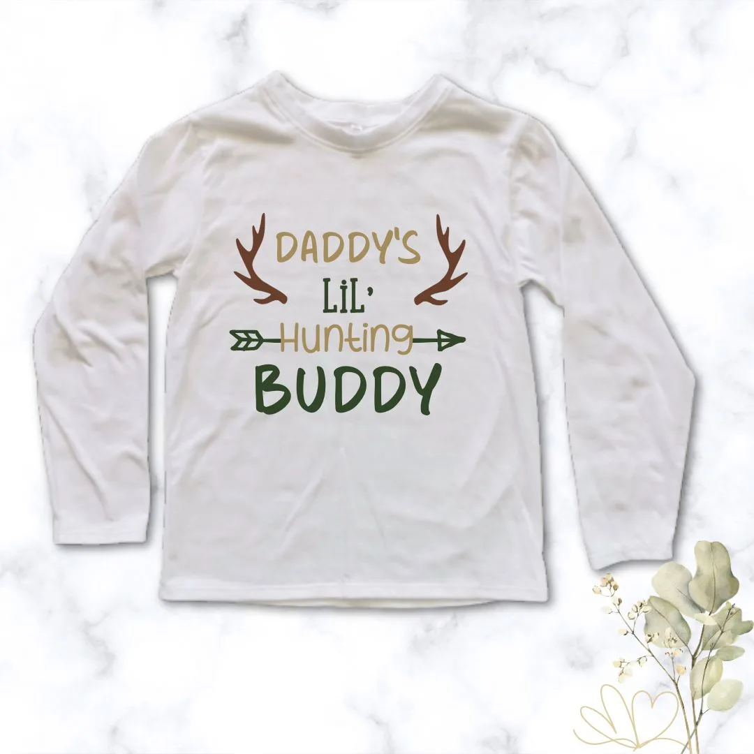 Little Hunting Buddy - Kids printed t-shirt