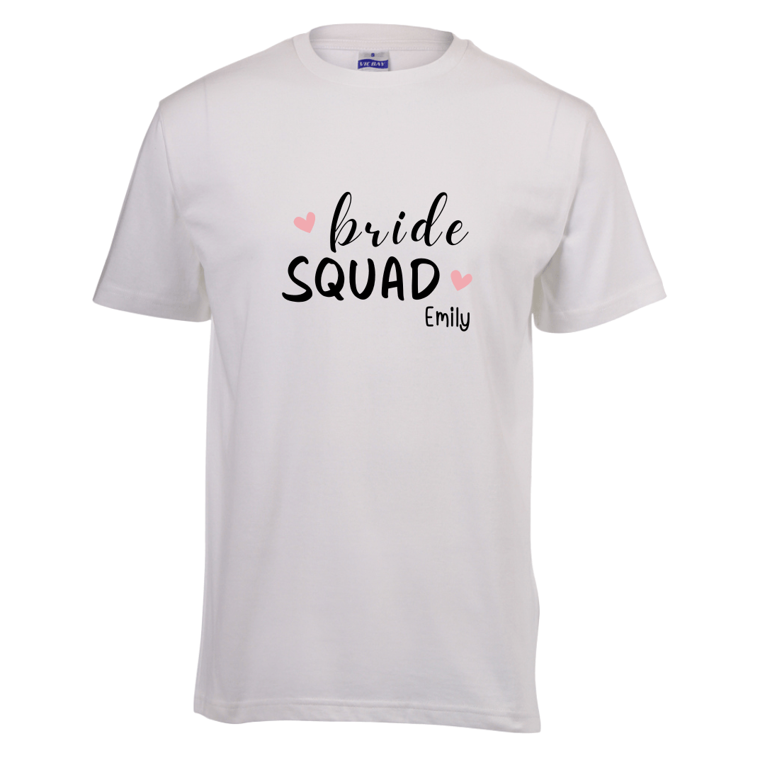 Personalised Bride Squad Shirt