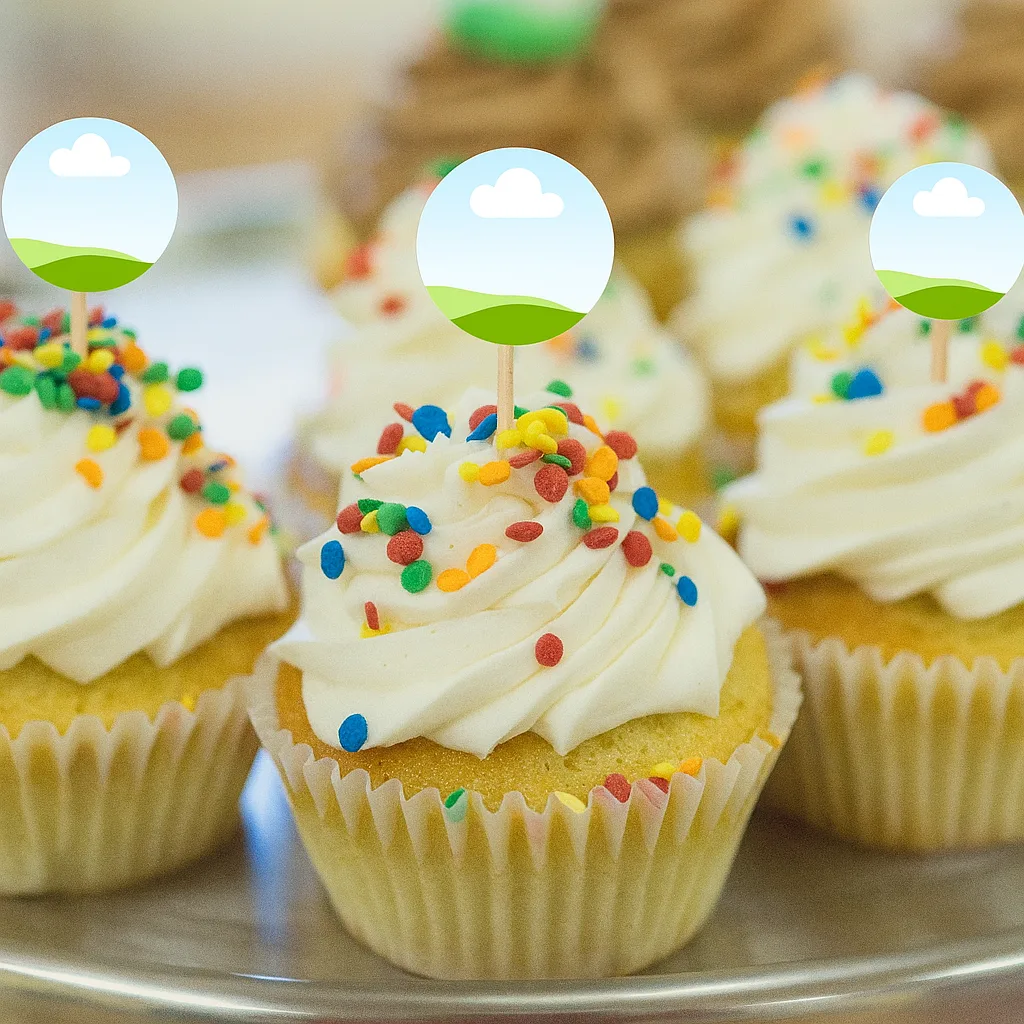 Cupcake Toppers | Custom Printed