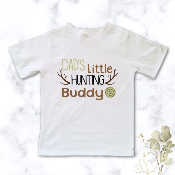 Hunting Buddy Custom printed Kids T-shirt - short sleeve