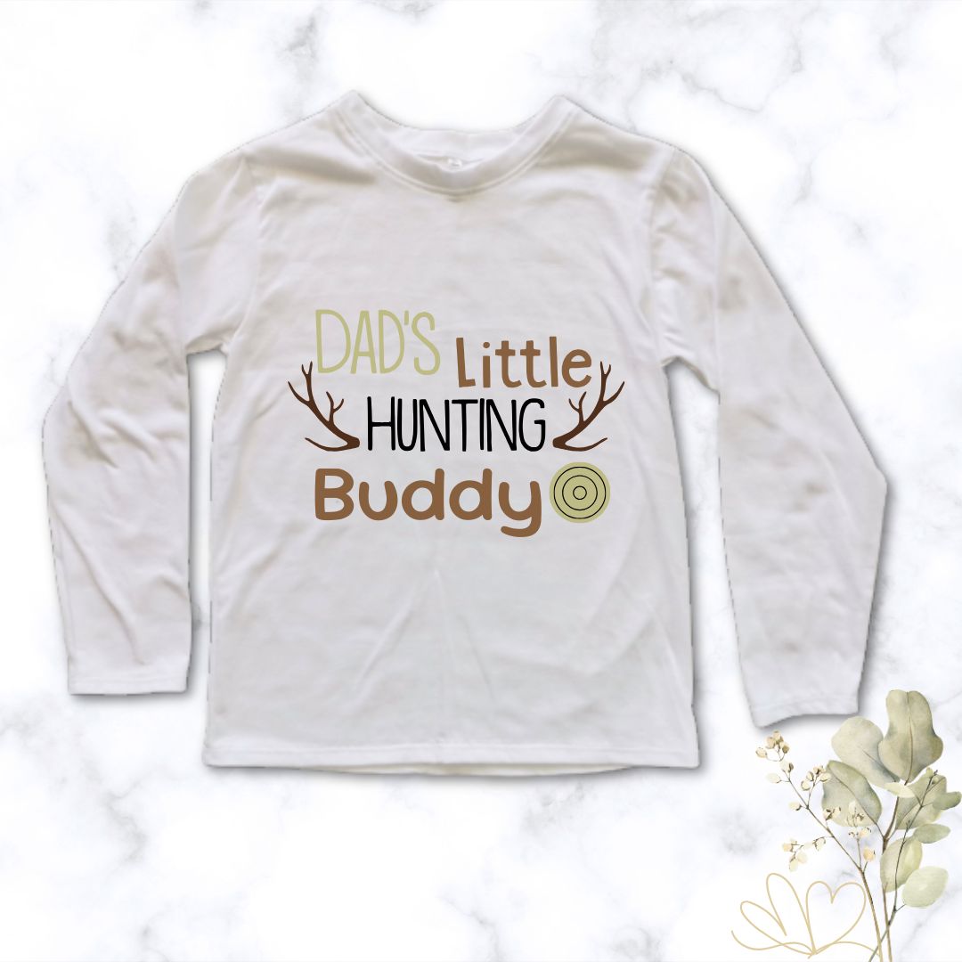 Hunting Buddy Custom printed Kids T-shirt