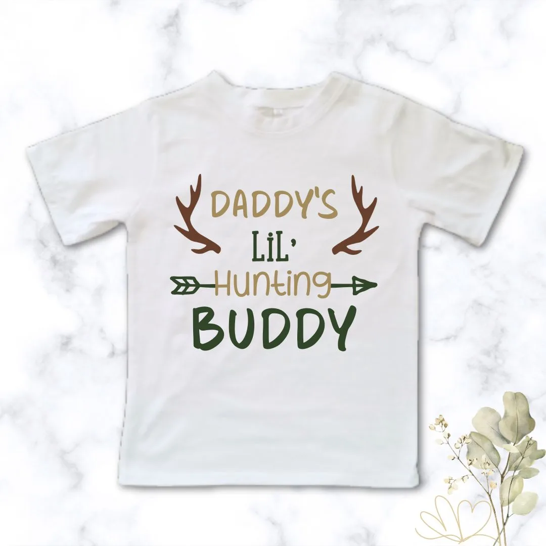 Little Hunting Buddy - Kids printed t-shirt