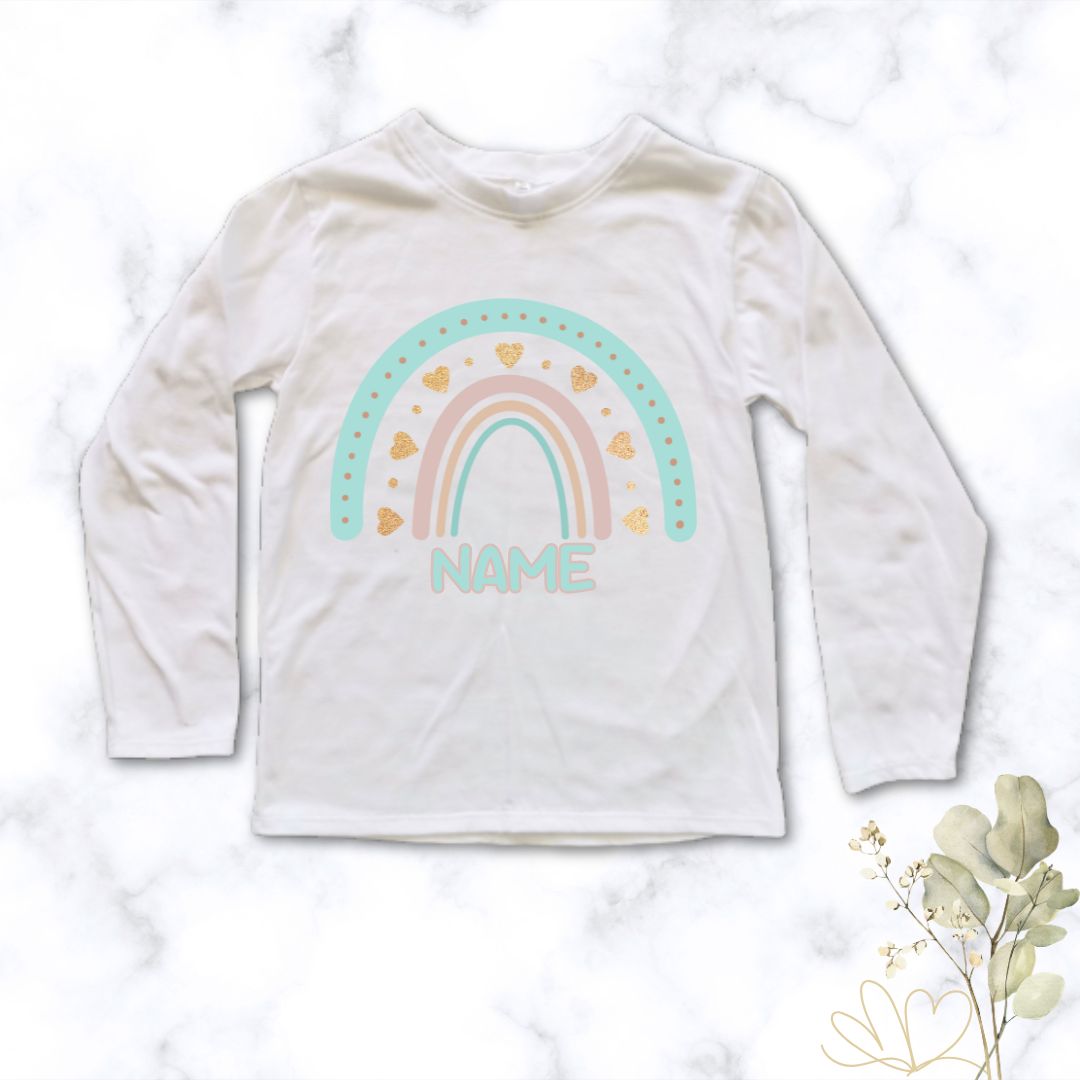 Rainbow Love | Custom Printed Kids T-Shirt