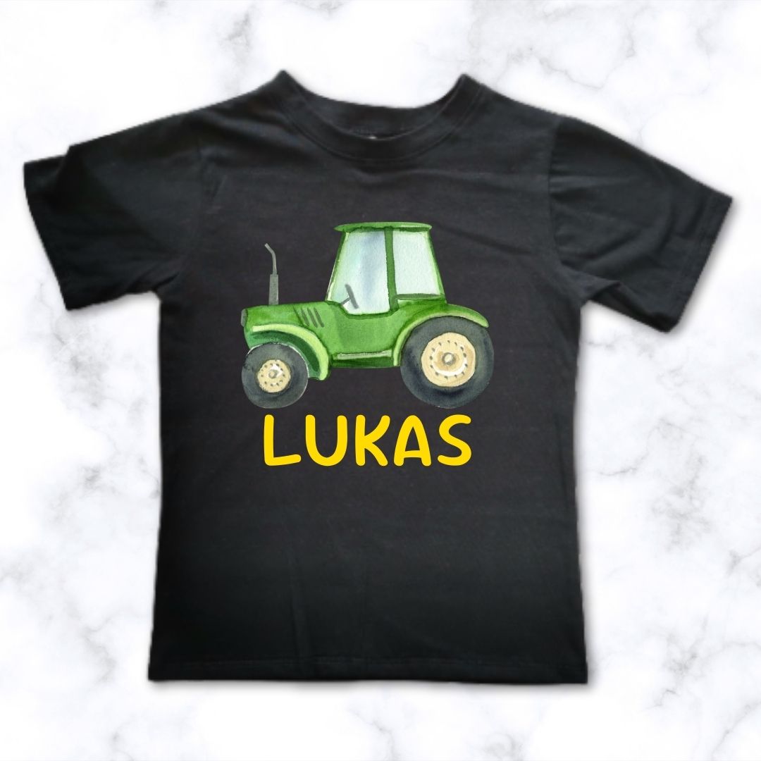 Tractor with child Name