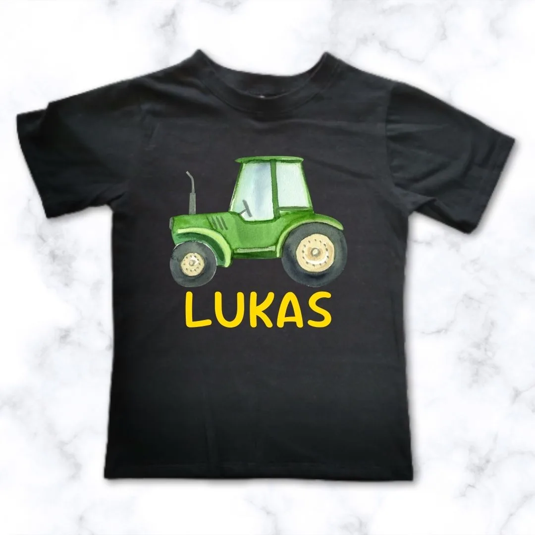 Tractor with child Name